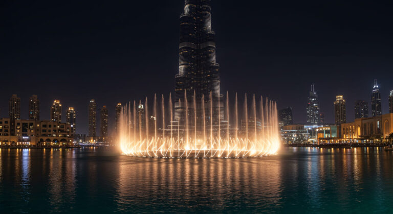 Last Dubai Fountain Show to Take Place Tonight Ahead of Early Closure