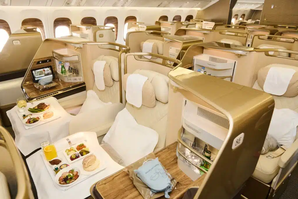 Emirates 777 business class