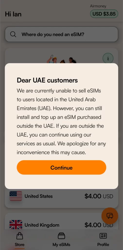 The Dubai Nomad - Using an eSIM in Dubai, UAE