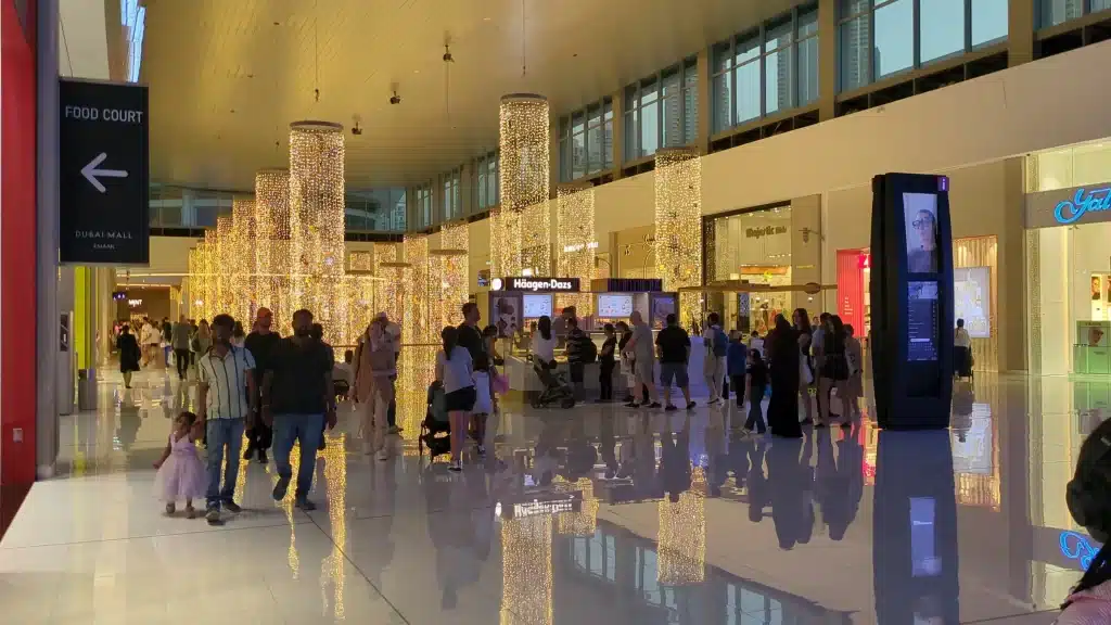 The Dubai Nomad - Walking in Dubai Mall.